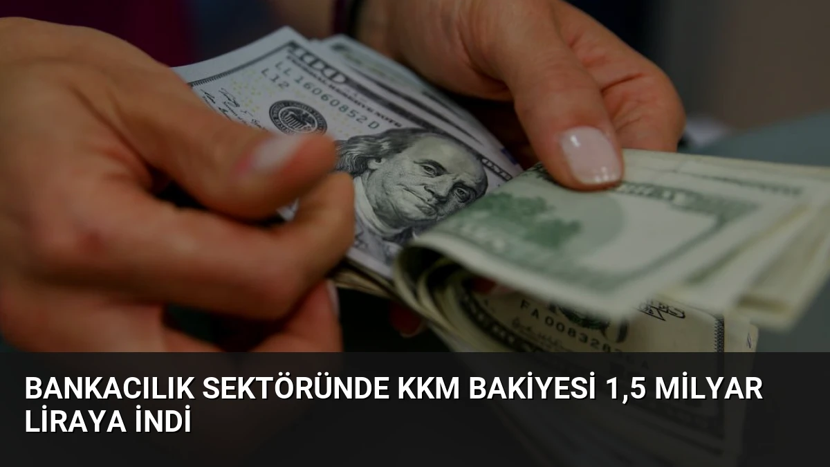 Bankacılık Sektöründe KKM Bakiyesi 1,5 Milyar Liraya İndi