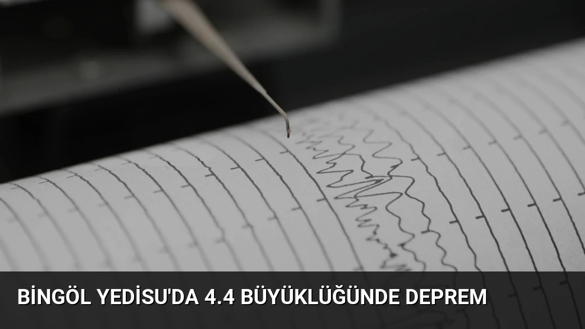 Bingöl Yedisu’da 4.4 Büyüklüğünde Deprem