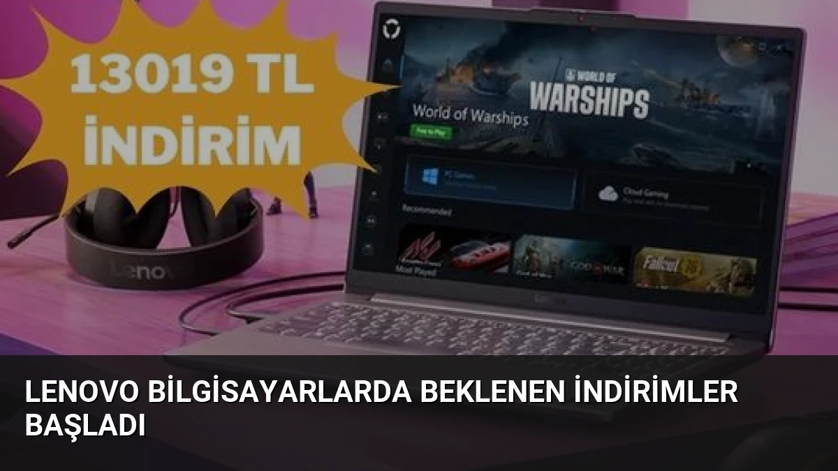 Lenovo Bilgisayarlarda Beklenen İndirimler Başladı