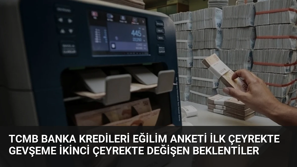 TCMB Banka Kredileri Eğilim Anketi İlk Çeyrekte Gevşeme İkinci Çeyrekte Değişen Beklentiler