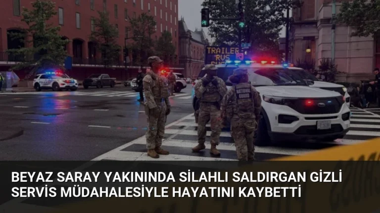 Beyaz Saray Yakınında Silahlı Saldırgan Gizli Servis Müdahalesiyle Hayatını Kaybetti