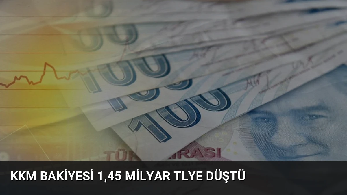 KKM Bakiyesi 1,45 Milyar TLye Düştü
