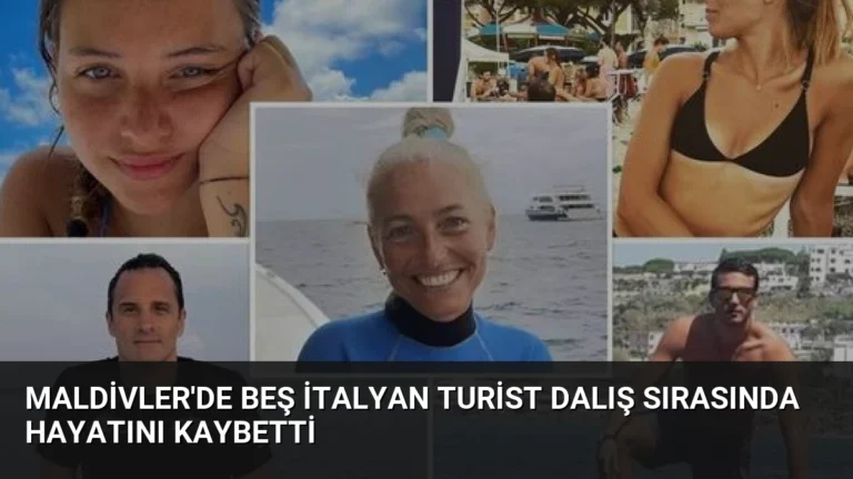 Maldivler’de Beş İtalyan Turist Dalış Sırasında Hayatını Kaybetti