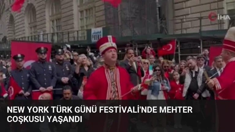 New York Türk Günü Festivali’nde Mehter Coşkusu Yaşandı