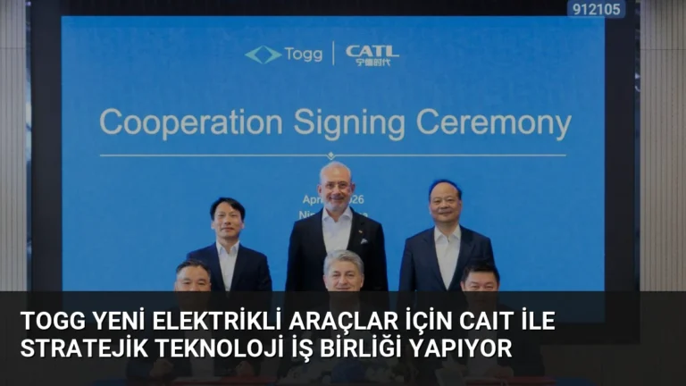 TOGG Yeni Elektrikli Araçlar İçin CAIT İle Stratejik Teknoloji İş Birliği Yapıyor