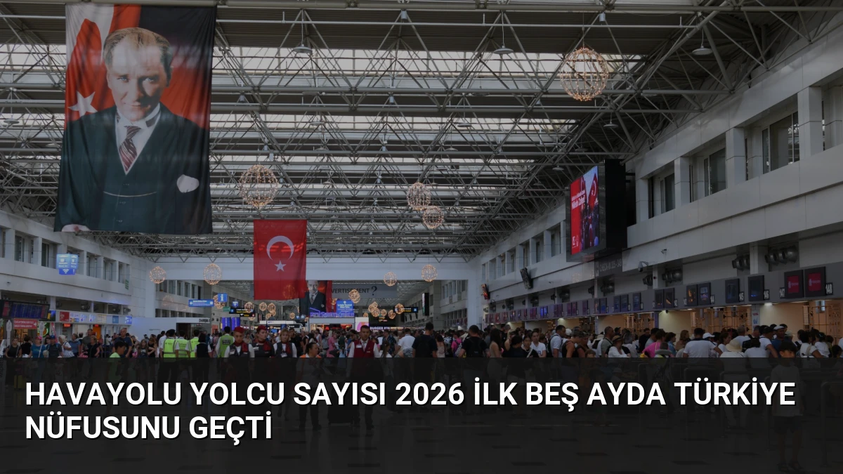 Havayolu Yolcu Sayısı 2026 İlk Beş Ayda Türkiye Nüfusunu Geçti
