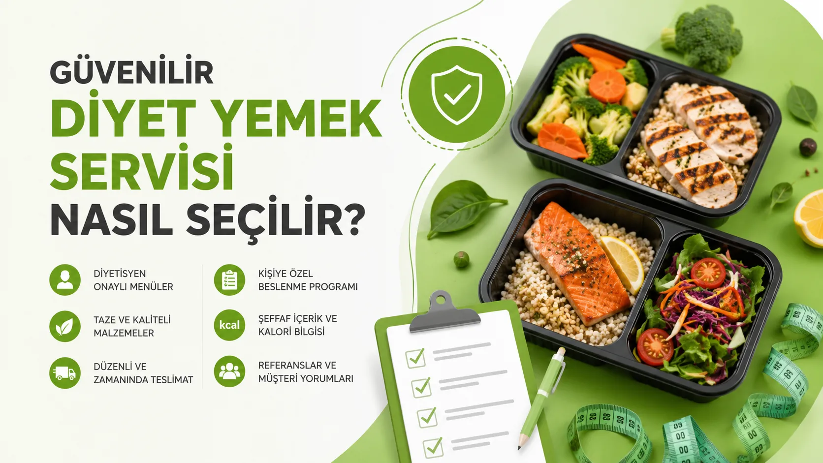 Güvenilir Diyet Yemek Servisi Nasıl Seçilir?