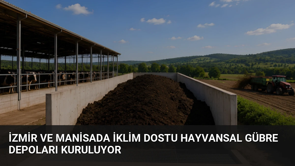 İzmir ve Manisada İklim Dostu Hayvansal Gübre Depoları Kuruluyor