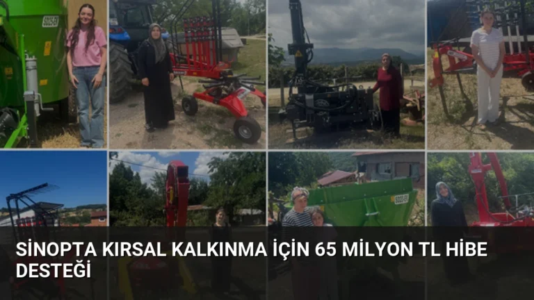 Sinopta Kırsal Kalkınma İçin 65 Milyon TL Hibe Desteği