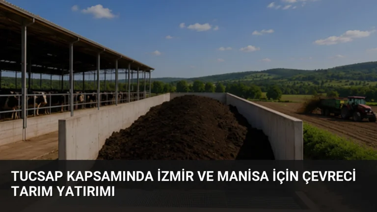 TUCSAP Kapsamında İzmir ve Manisa İçin Çevreci Tarım Yatırımı