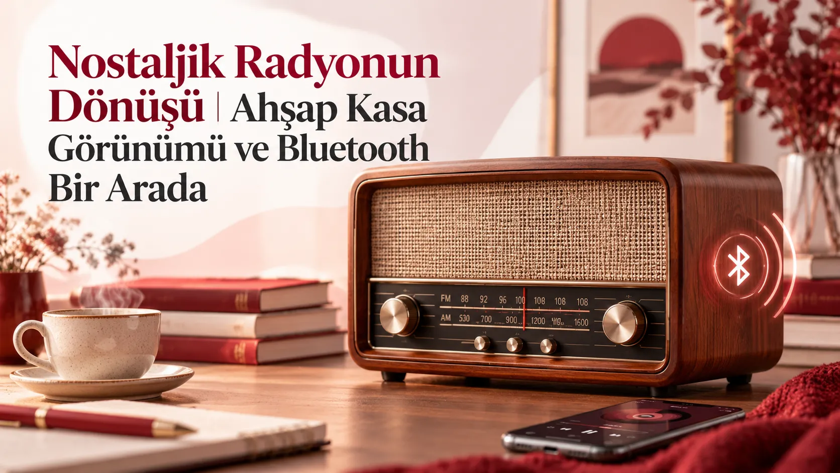 Nostaljik Radyonun Dönüşü | Ahşap Kasa Görünümü ve Bluetooth Bir Arada