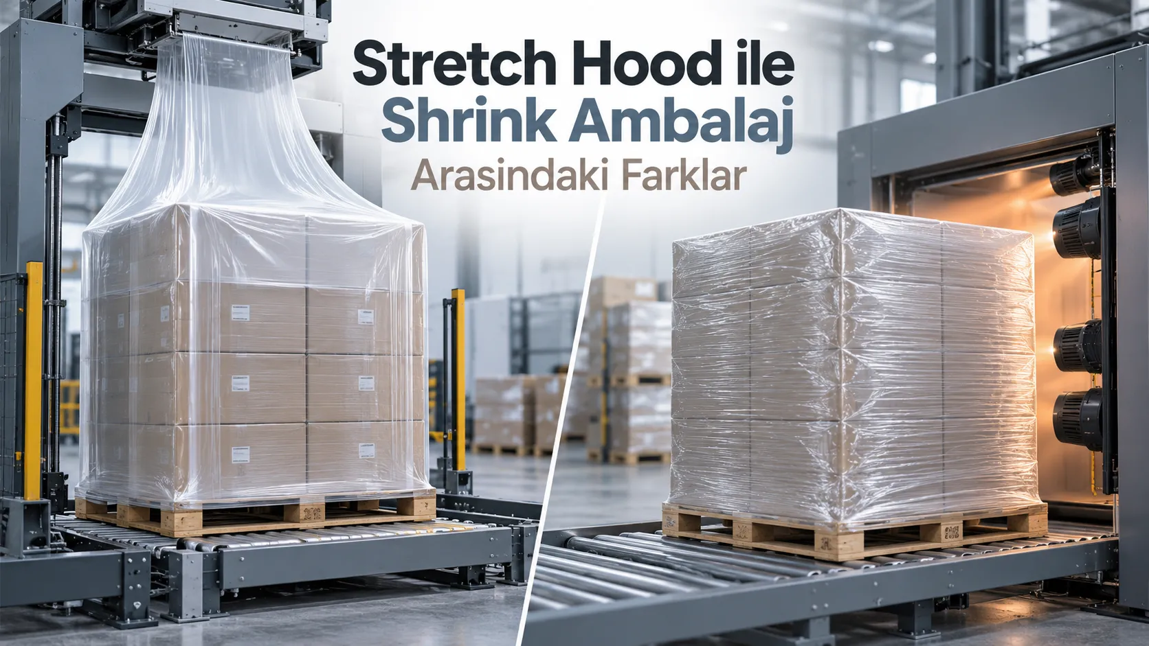 Stretch Hood ile Shrink Ambalaj Arasındaki Farklar