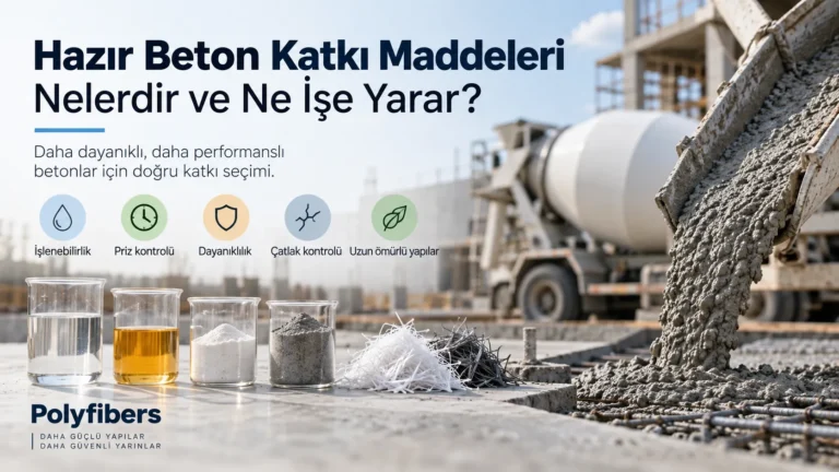 Hazır Beton Katkı Maddeleri Nelerdir ve Ne İşe Yarar?