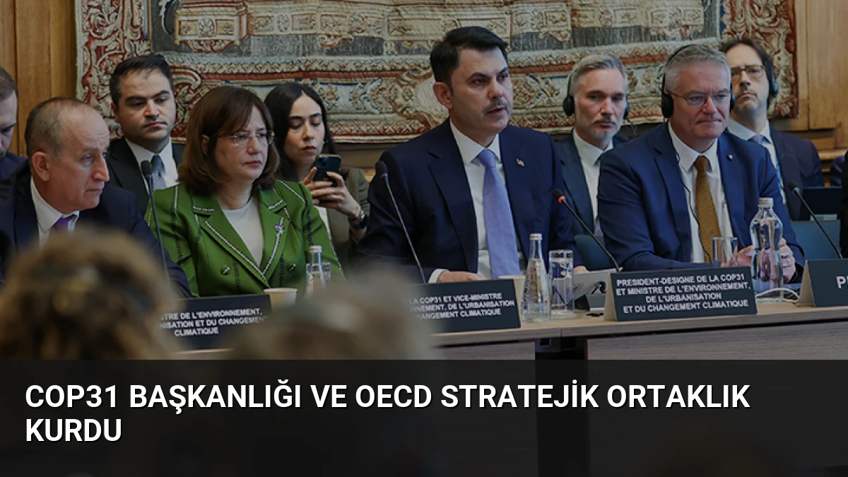 COP31 Başkanlığı ve OECD Stratejik Ortaklık Kurdu