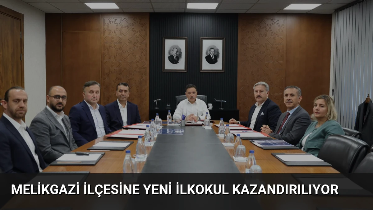 Melikgazi İlçesine Yeni İlkokul Kazandırılıyor