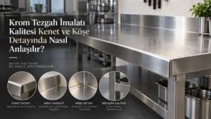 Krom Tezgah İmalatı Kalitesi Kenet ve Köşe Detayında Nasıl Anlaşılır?