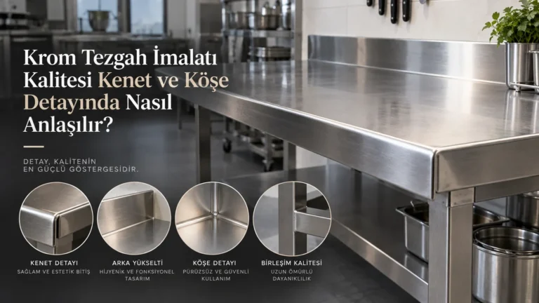 Krom Tezgah İmalatı Kalitesi Kenet ve Köşe Detayında Nasıl Anlaşılır?