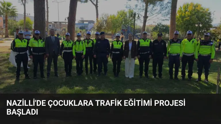 Nazilli’de Çocuklara Trafik Eğitimi Projesi Başladı